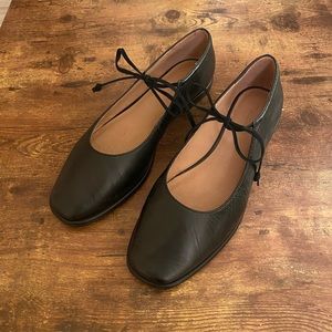 Madewell | Normani Lace-Up Mary Jane